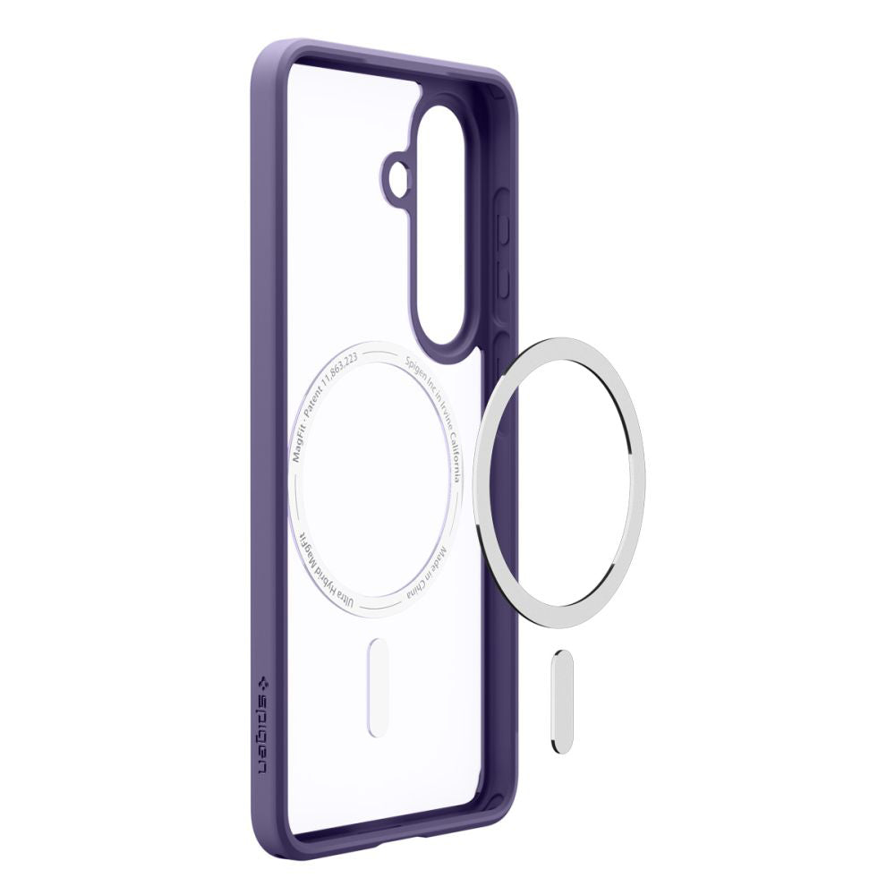 MagSafe Hülle für Samsung Galaxy S26 S942, Spigen, Ultra Hybrid, Dunkelviolett ACS11220