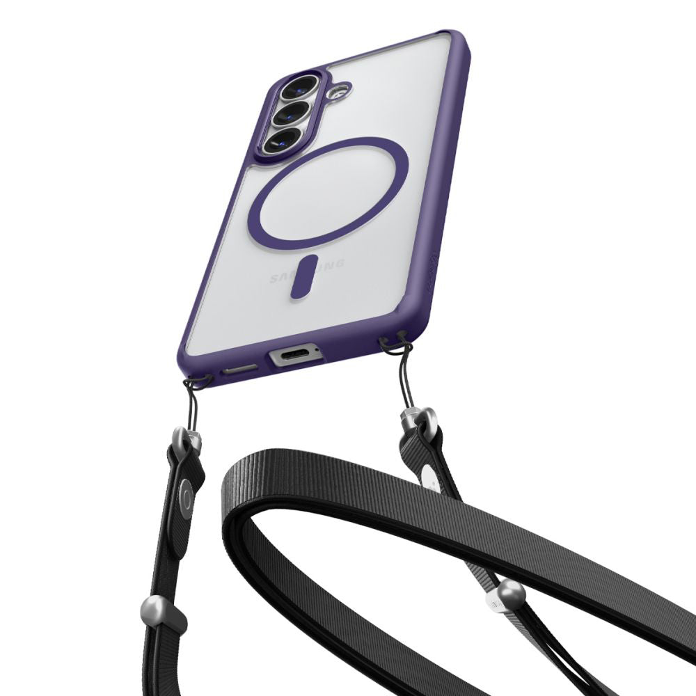 MagSafe Hülle für Samsung Galaxy S26 S942, Spigen, Ultra Hybrid, Dunkelviolett ACS11220