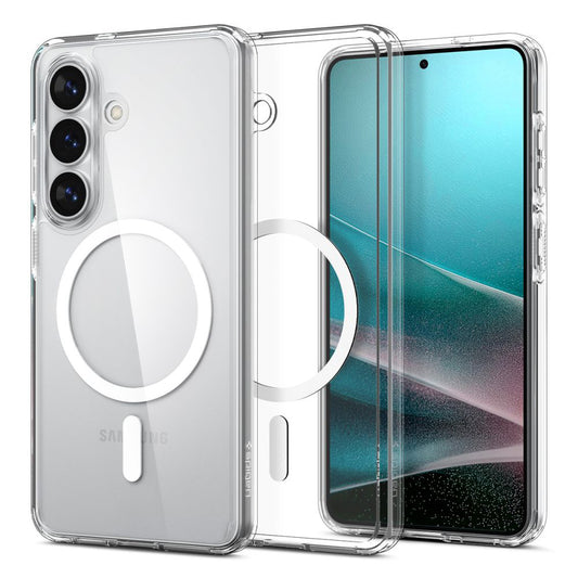 MagSafe Hülle für Samsung Galaxy S26 S942, Spigen, Ultra Hybrid, Transparent Weiß ACS10734