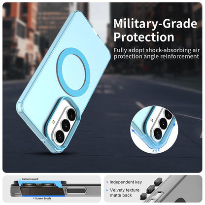 MagSafe Hülle für Samsung Galaxy S26, Techsuit, CandyCase, Blau