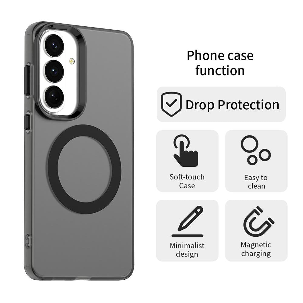 MagSafe Hülle für Samsung Galaxy S26, Techsuit, CandyCase, Schwarz