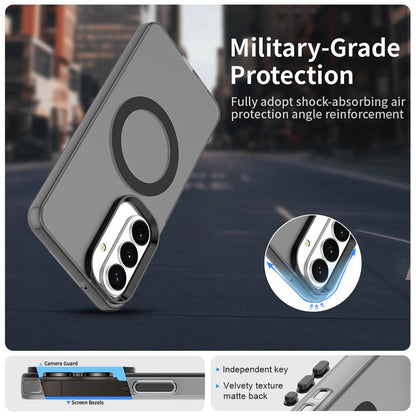 MagSafe Hülle für Samsung Galaxy S26, Techsuit, CandyCase, Schwarz