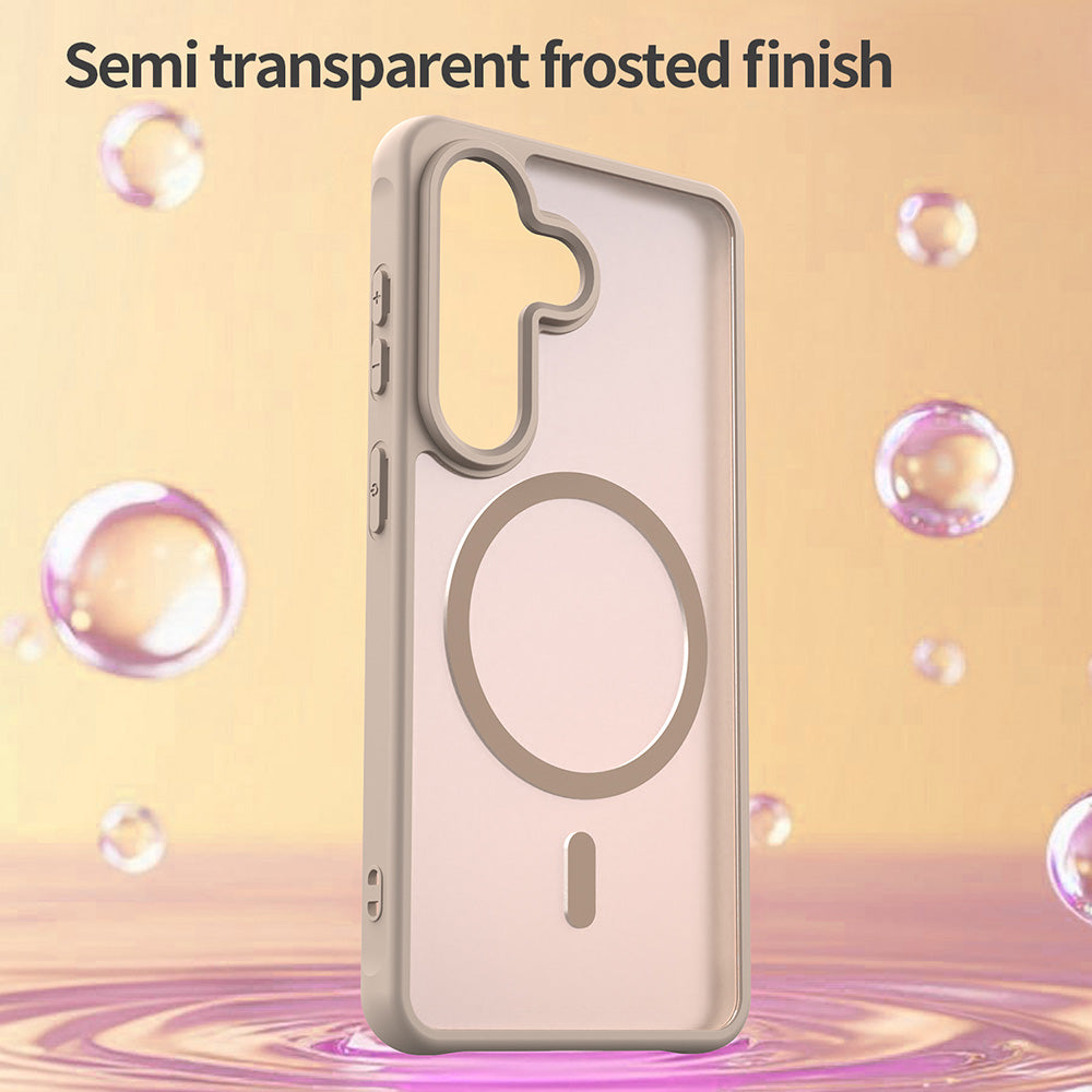 MagSafe Hülle für Samsung Galaxy S26, Techsuit, HaloFrost II, Gold