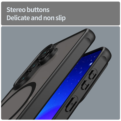 MagSafe Hülle für Samsung Galaxy S26, Techsuit, HaloFrost II, Schwarz