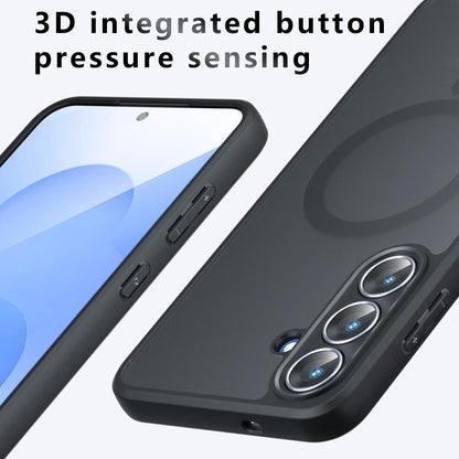 MagSafe Hülle für Samsung Galaxy S26, Techsuit, PureFrost, Satinschwarz