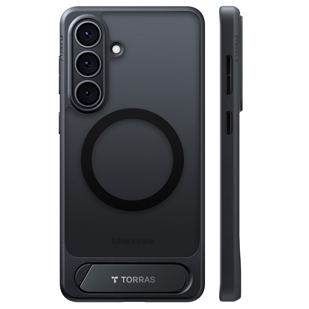 MagSafe Hülle für Samsung Galaxy S26, Torras, Pstand, Schwarz