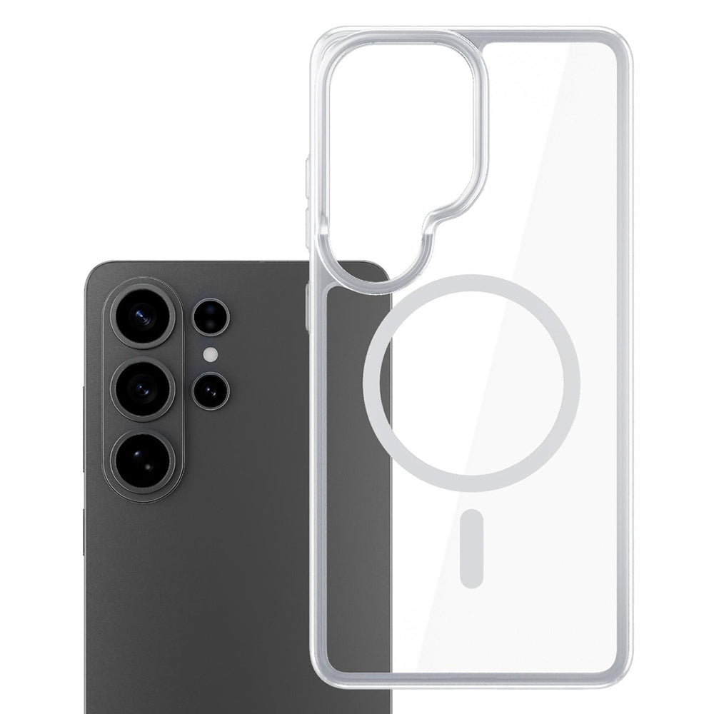 MagSafe Hülle für Samsung Galaxy S26 Ultra, 3MK, Armor MagCase, Transparent