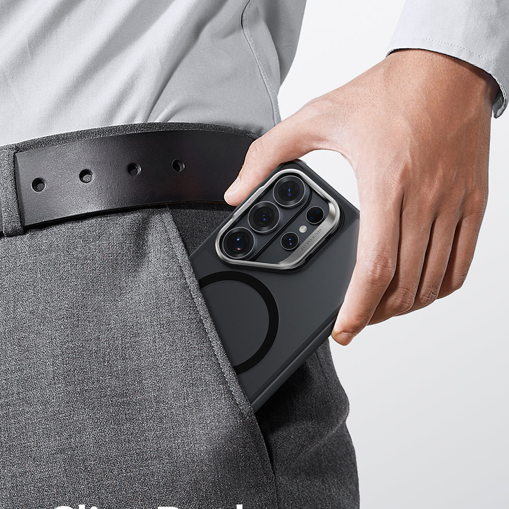 MagSafe Hülle für Samsung Galaxy S26 Ultra, ESR, Classic Hybrid Kickstand, Satinschwarz