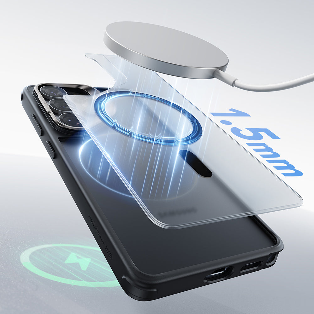 MagSafe Hülle für Samsung Galaxy S26 Ultra, ESR, Classic Hybrid Kickstand, Satinschwarz