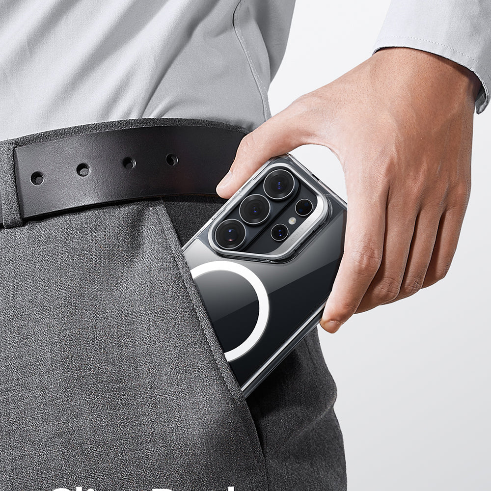 MagSafe Hülle für Samsung Galaxy S26 Ultra, ESR, Classic Hybrid Kickstand, Transparent