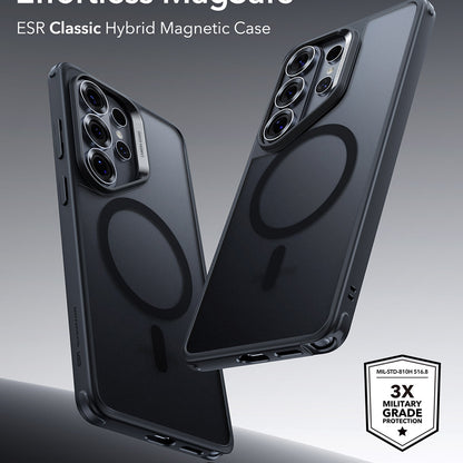 MagSafe Hülle für Samsung Galaxy S26 Ultra, ESR, Classic Hybrid, Satinschwarz