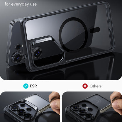 MagSafe Hülle für Samsung Galaxy S26 Ultra, ESR, Classic Hybrid, Schwarz Transparent