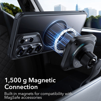 MagSafe Hülle für Samsung Galaxy S26 Ultra, ESR, Classic Hybrid, Schwarz Transparent