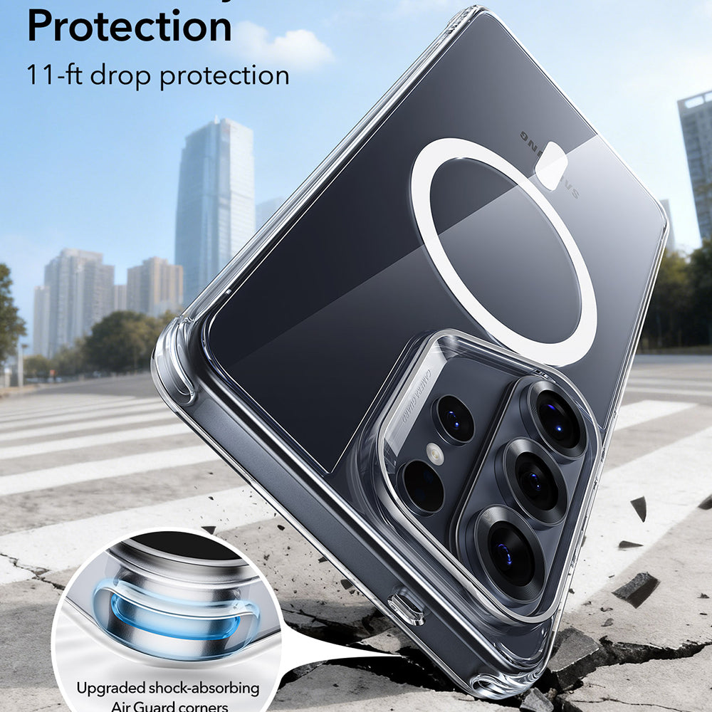 MagSafe Hülle für Samsung Galaxy S26 Ultra, ESR, Classic Hybrid, Transparent