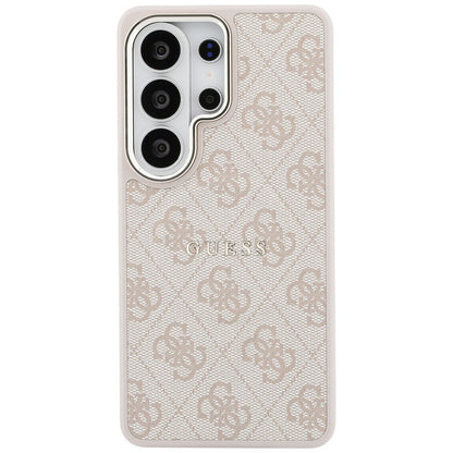 MagSafe Hülle für Samsung Galaxy S26 Ultra S948, Guess, 4G Embossed Ring, Rosa