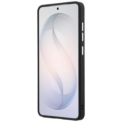 MagSafe Hülle für Samsung Galaxy S26 Ultra S948, GUESS, Saffiano Peony Embossed Ring, Schwarz