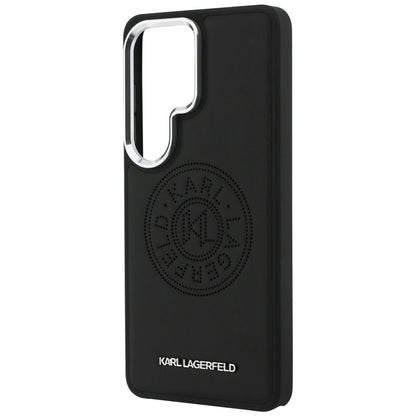 MagSafe Hülle für Samsung Galaxy S26 Ultra S948, Karl Lagerfeld, Karl Round Point Logo, Schwarz