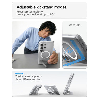 MagSafe Hülle für Samsung Galaxy S26 Ultra S948, Spigen, Ultra Hybrid S, Transparent Weiß ACS11032