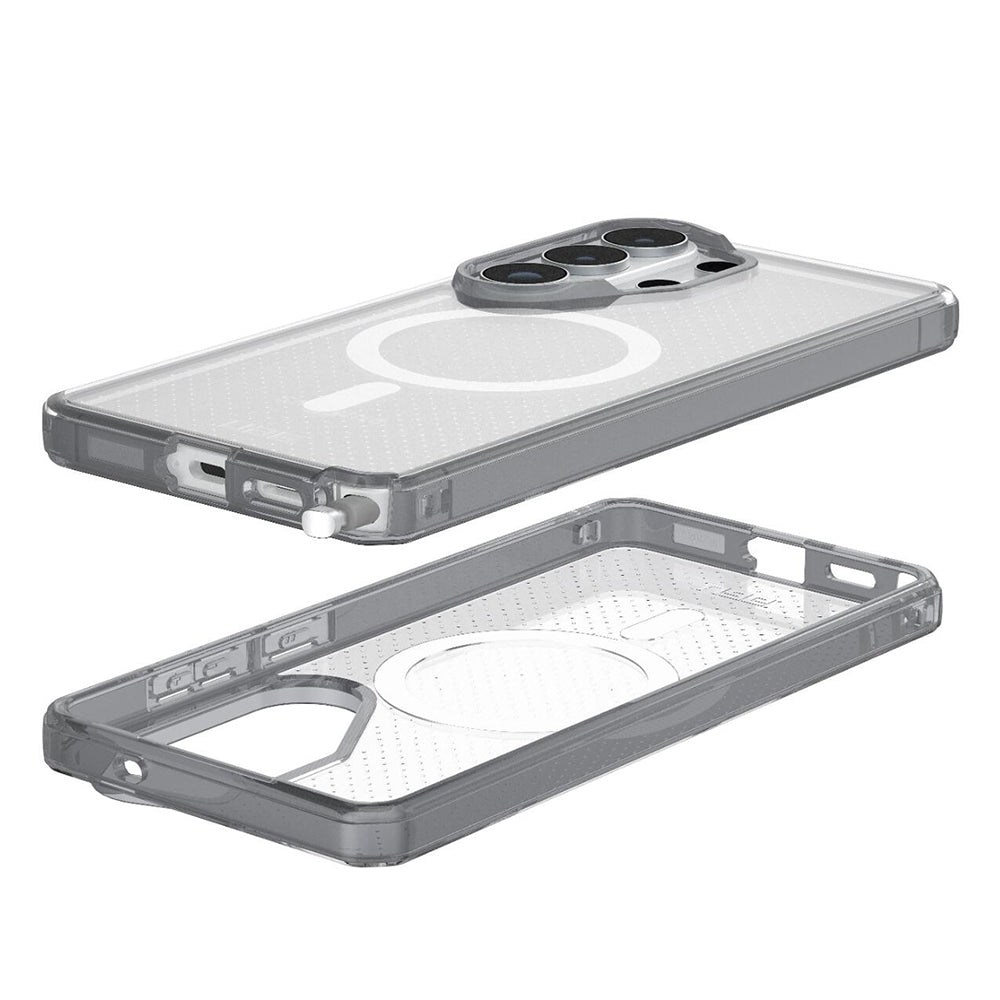 MagSafe-Hülle für Samsung Galaxy S26 Ultra S948, Urban Armor Gear, Dot, Transparent Grau
