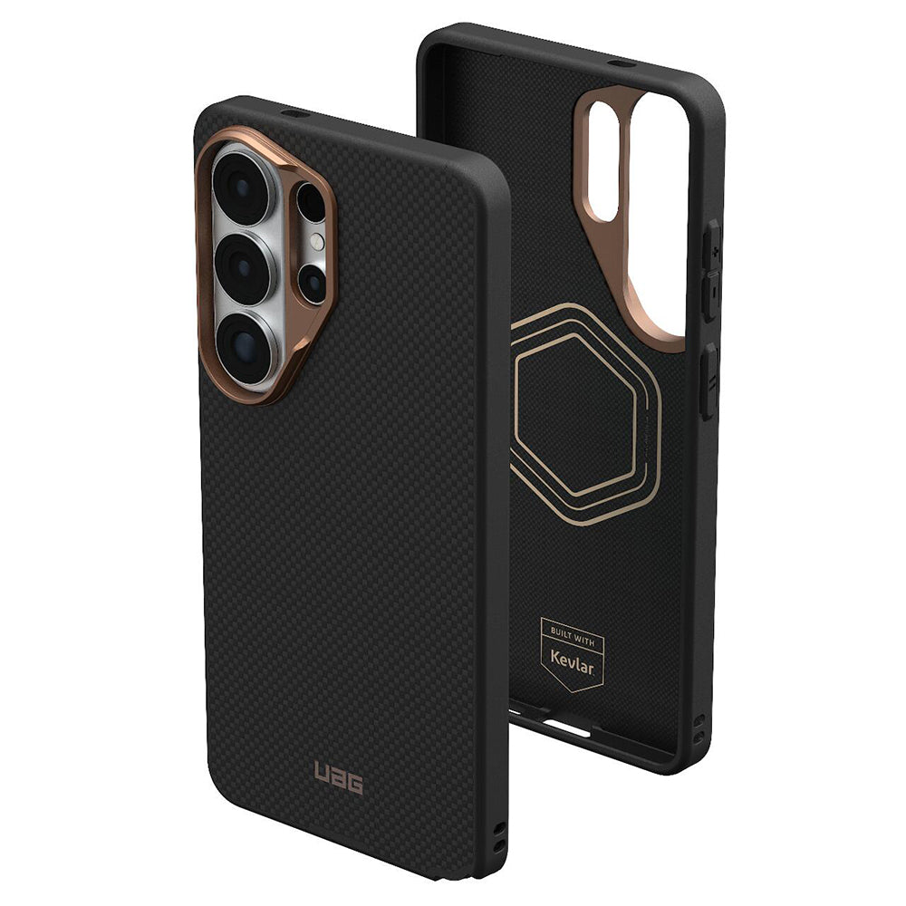 MagSafe-Hülle für Samsung Galaxy S26 Ultra S948, Urban Armor Gear, Fibr Armr, Schwarz Bronze