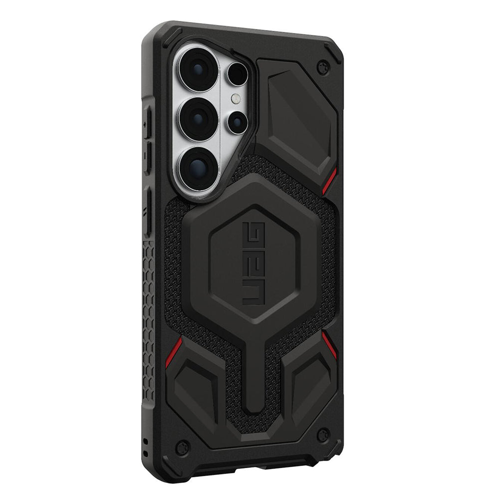 MagSafe-Hülle für Samsung Galaxy S26 Ultra S948, Urban Armor Gear, Monarch Pro Kevlar, Schwarz