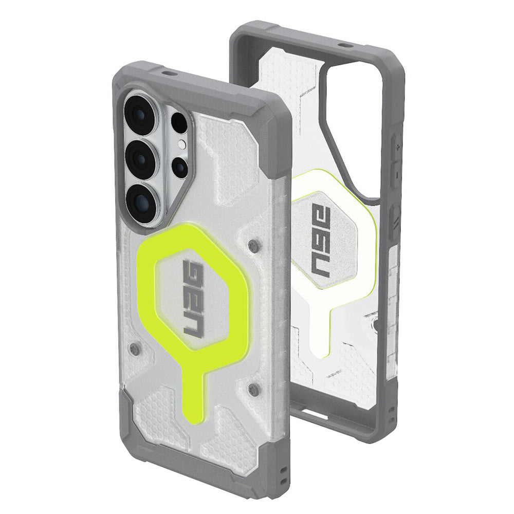 MagSafe-Hülle für Samsung Galaxy S26 Ultra S948, Urban Armor Gear, Pathfinder Clear, Grün
