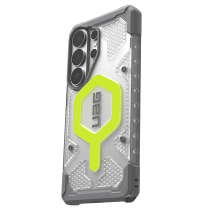 MagSafe-Hülle für Samsung Galaxy S26 Ultra S948, Urban Armor Gear, Pathfinder Clear, Grün