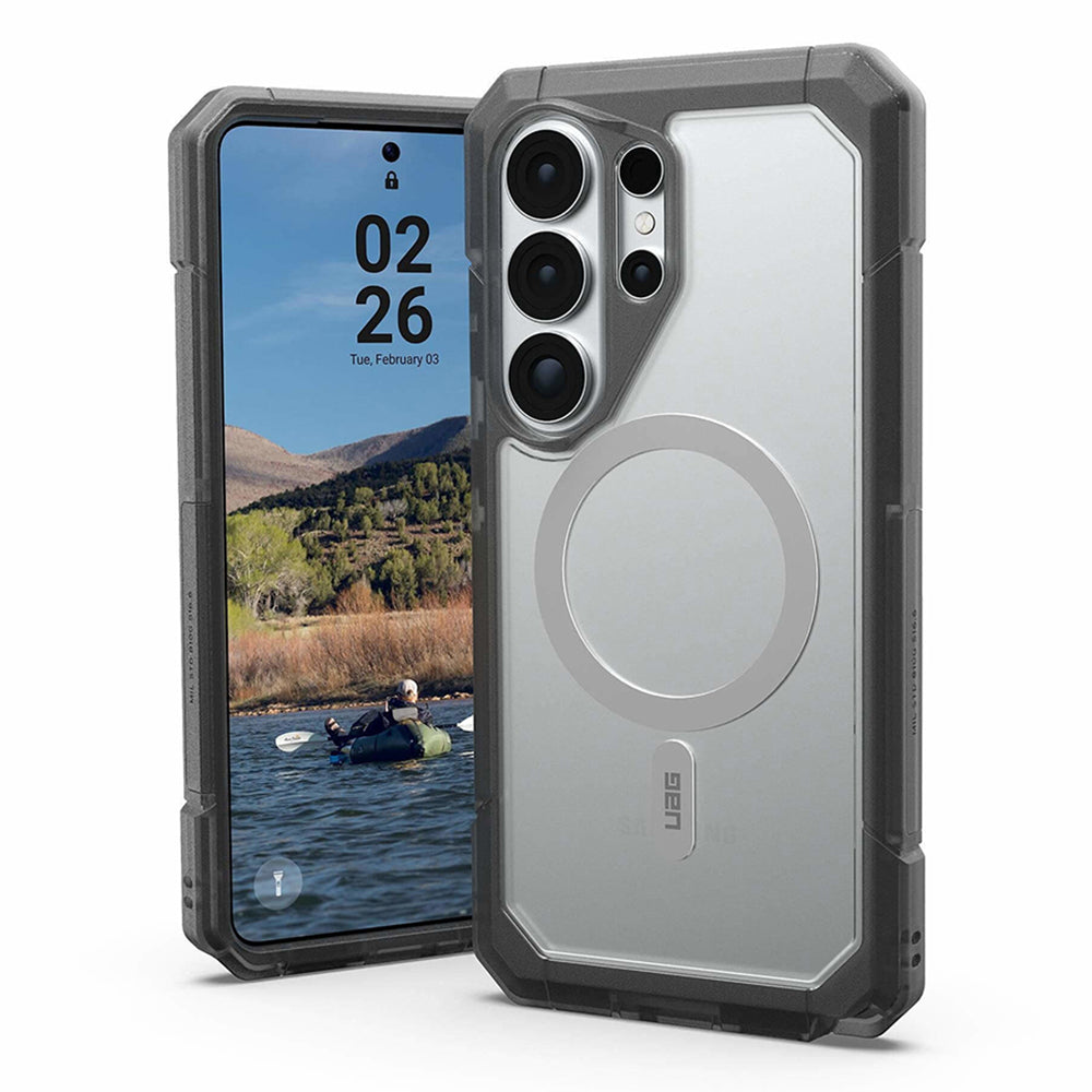 MagSafe-Hülle für Samsung Galaxy S26 Ultra S948, Urban Armor Gear, Trooper, Transparent Grau