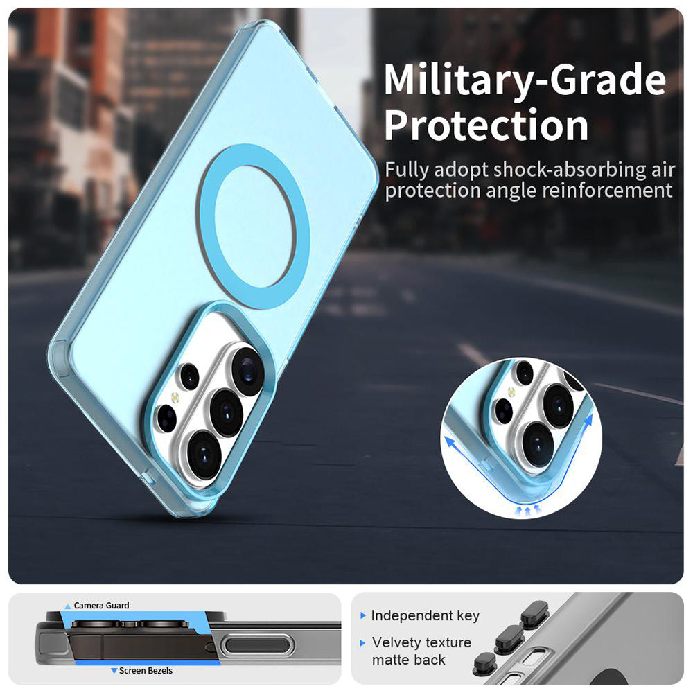 MagSafe Hülle für Samsung Galaxy S26 Ultra, Techsuit, CandyCase, Blau