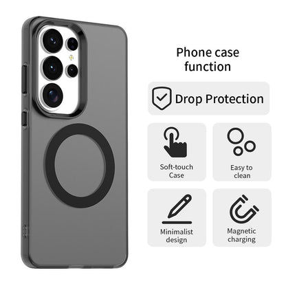 MagSafe Hülle für Samsung Galaxy S26 Ultra, Techsuit, CandyCase, Schwarz