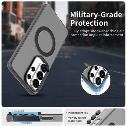 MagSafe Hülle für Samsung Galaxy S26 Ultra, Techsuit, CandyCase, Schwarz