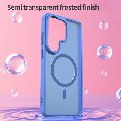 MagSafe Hülle für Samsung Galaxy S26 Ultra, Techsuit, HaloFrost II, Blau