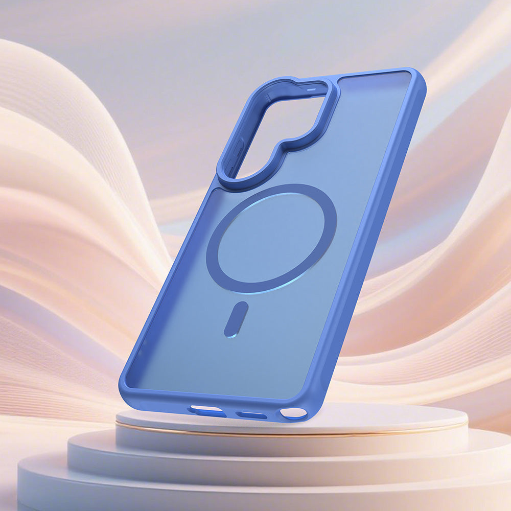 MagSafe Hülle für Samsung Galaxy S26 Ultra, Techsuit, HaloFrost II, Blau