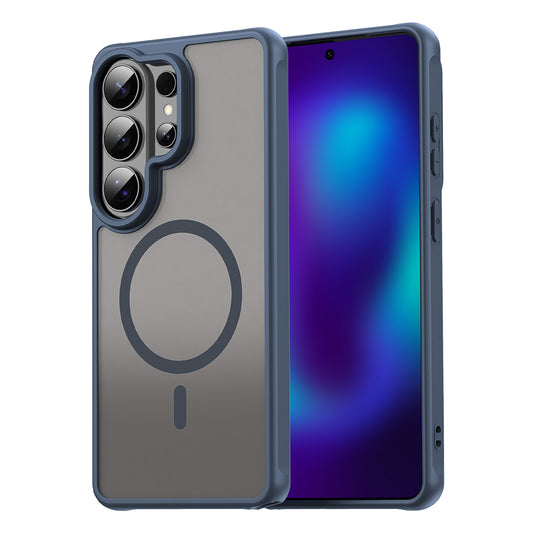 MagSafe Hülle für Samsung Galaxy S26 Ultra, Techsuit, HaloFrost II, Marineblau