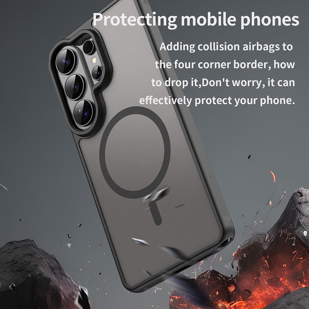 MagSafe Hülle für Samsung Galaxy S26 Ultra, Techsuit, HaloFrost II, Schwarz