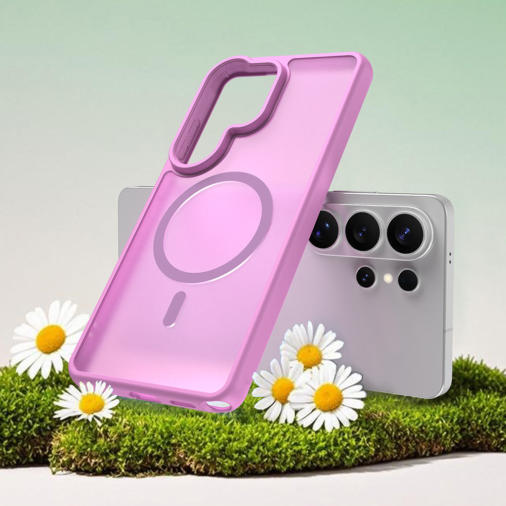 MagSafe Hülle für Samsung Galaxy S26 Ultra, Techsuit, HaloFrost II, Rosa