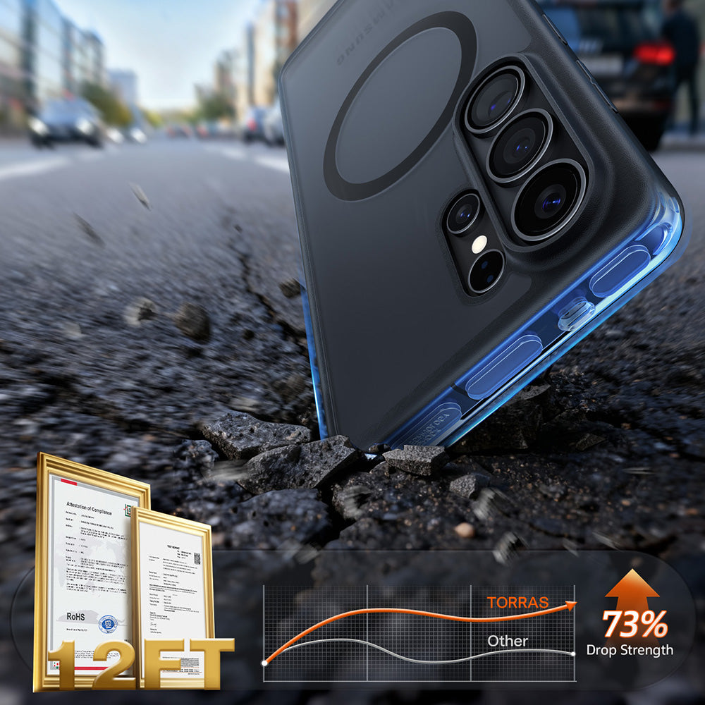 MagSafe Hülle für Samsung Galaxy S26 Ultra, Torras, Guardian, Lila