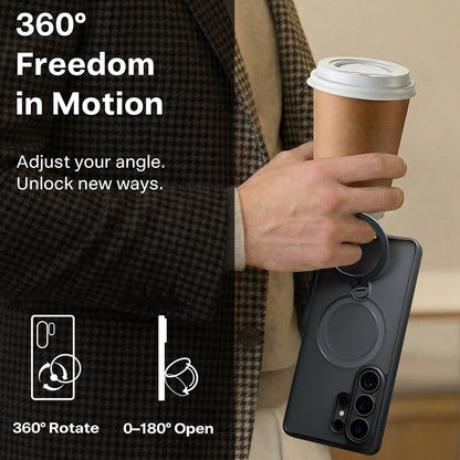 MagSafe Hülle für Samsung Galaxy S26 Ultra, Torras, Ostand Spin, Mov