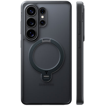 MagSafe Hülle für Samsung Galaxy S26 Ultra, Torras, Ostand Spin, Schwarz