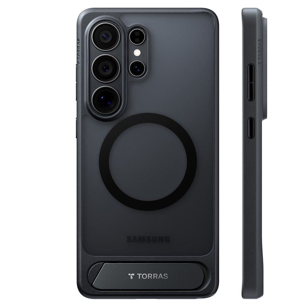 MagSafe Hülle für Samsung Galaxy S26 Ultra, Torras, Pstand, Schwarz