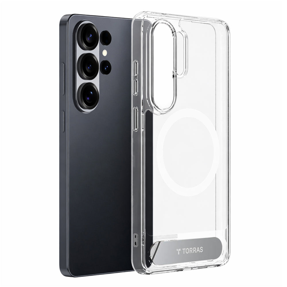 MagSafe Hülle für Samsung Galaxy S26 Ultra, Torras, Pstand, Transparent