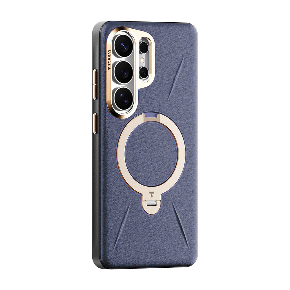 MagSafe Hülle für Samsung Galaxy S26 Ultra, Torras, QPRO Leather, Lila