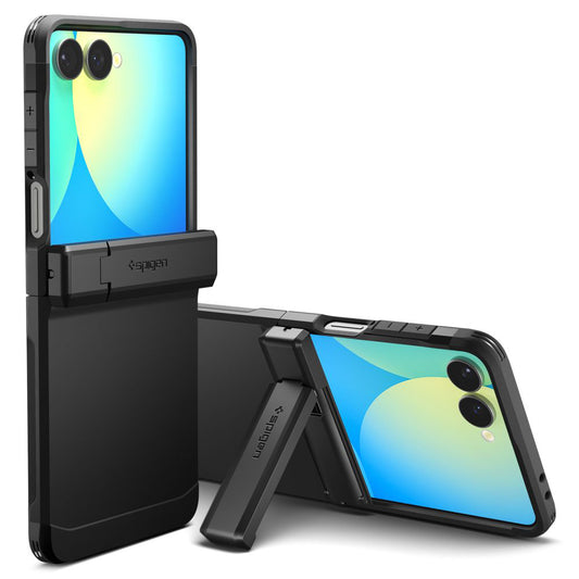 MagSafe Case for Samsung Galaxy Z Flip7 F766, Spigen, Tough Armor Pro, Black ACS09561