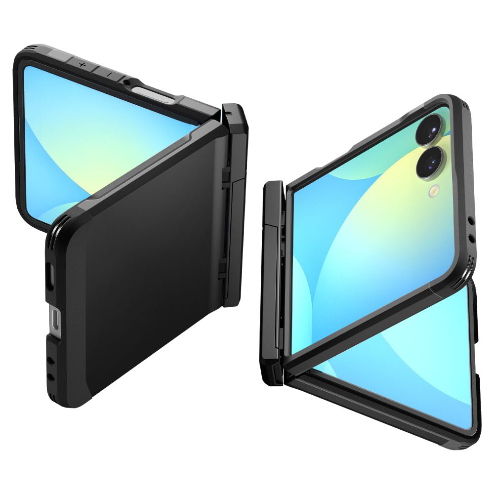 MagSafe Hülle für Samsung Galaxy Z Flip7 F766, Spigen, Tough Armor Pro, Schwarz ACS09561