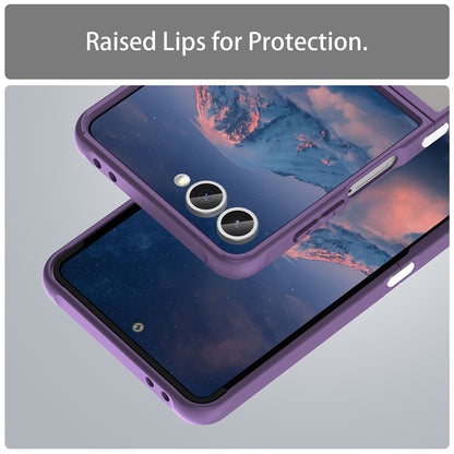 MagSafe Case for Samsung Galaxy Z Flip7 F766, Techsuit, HaloFrost II, Purple