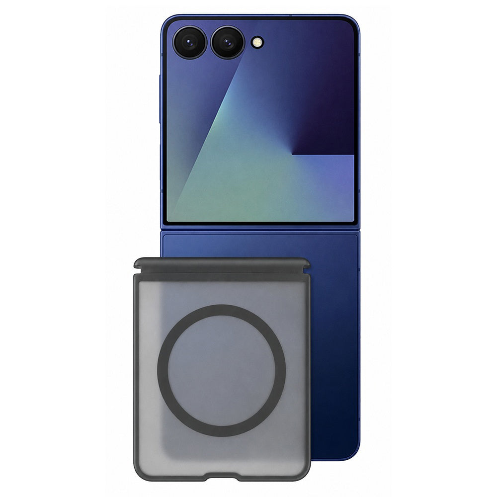 MagSafe-Hülle für Samsung Galaxy Z Flip8 F776, Blueo, Hautfreundlich Anti-Drop, Satin Schwarz