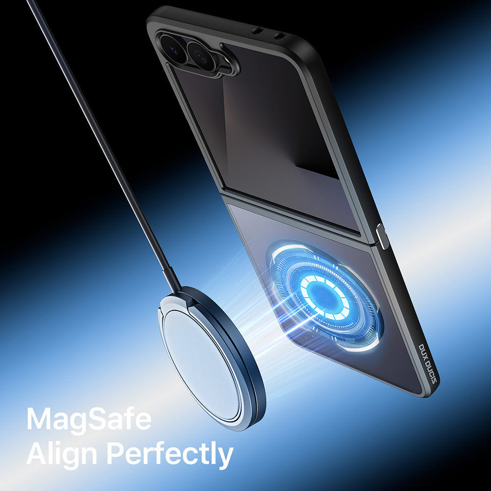 MagSafe-Hülle für Samsung Galaxy Z Flip8 F776, DUX DUCIS, Aimo, Schwarz