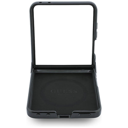 MagSafe-Hülle für Samsung Galaxy Z Flip8 F776, Guess, 4G Leather Classic, Braun