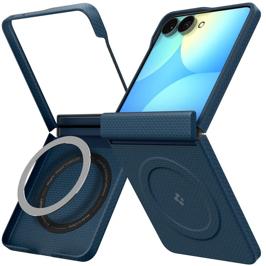 MagSafe-Hülle für Samsung Galaxy Z Flip8 F776, Spigen, Air Skin, Marineblau ACS11514