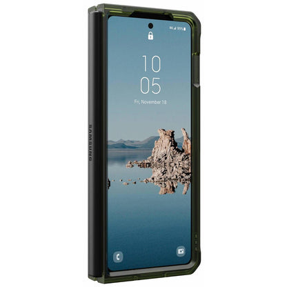 MagSafe-Hülle für Samsung Galaxy Z Fold5 F946, Urban Armor Gear, Plyo Pro, Grün Grau